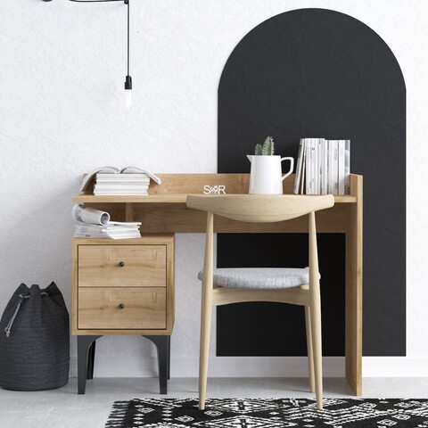 Birou, Emerald, Puuk, 100x80x45 cm, PAL, Stejar