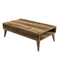 Masuta de cafea, Hommy Craft, Valensiya, 105x60x34 cm, PAL, Maro