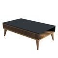 Masuta de cafea, Hommy Craft, Milan, 105x34 cm, PAL, Nuc / Antracit