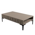 Masuta de cafea, Hommy Craft, Lyon 32, 105x32 cm, PAL, Atlas / Negru