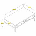 Masuta de cafea, Hommy Craft, Lyon 32, 105x32 cm, PAL, Atlas / Negru