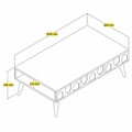 Masuta de cafea, Hommy Craft, Lyon 34, 105x34 cm, PAL, Atlas / Nuc
