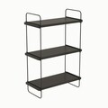 Raft de perete, Kalune Design, Pulalis, 40x66x20 cm, PAL, Antracit