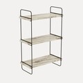 Raft de perete, Kalune Design, Pulalis, 40x66x20 cm, PAL, Alb / Marmura