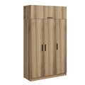 Dulap pentru haine, Minerva, Minar 235, 135x235x52 cm, PAL, Dore