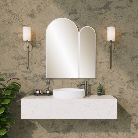Oglinda decorativa, Neostill, Classe Mirror, MDF , Alb