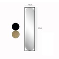 Oglinda decorativa, Neostill, Henri, 40x167 cm, MDF , Negru