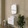Dulap de baie, Neostill, Quartz Cabinet, 12x45x50 cm, Carton presat, Alb
