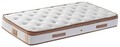 Saltea de pat, Niron, Latte 100x200 cm Single Size Firm Mattress, Coperta: țesătură, Alb/Maro