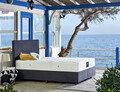 Saltea de pat, Niron, Blue 90x190 cm Single Size Luxury Firm Mattress, Coperta: Tesatura tricotata, Alb