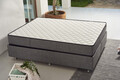 Saltea de pat, Niron, Diamond 180x200 cm Double Size Ultra Firm Mattress, Copertă: țesătură specială, Alb/Gri