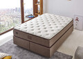 Saltea de pat, Niron, Cotton 90x190 cm Single Size Luxury Soft Mattress, Husă: țesătură din bumbac tricotat, Alb / Bej / Maro