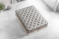 Saltea de pat, Niron, Cotton 90x190 cm Single Size Luxury Soft Mattress, Husă: țesătură din bumbac tricotat, Alb / Bej / Maro