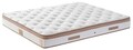 Saltea de pat, Niron, Latte 200x200 cm Double Size Firm Mattress, Coperta: țesătură, Alb/Maro