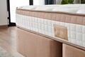 Saltea de pat, Niron, Latte 200x200 cm Double Size Firm Mattress, Coperta: țesătură, Alb/Maro