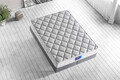 Saltea de pat, Niron, Blue 200x200 cm Double Size Luxury Firm Mattress, Coperta: Tesatura tricotata, Alb