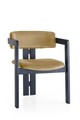Scaun, Nmobb, CO, Lemn, Negru/Taupe deschis