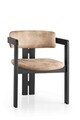 Scaun, Nmobb, CO, Lemn, Negru/Bej
