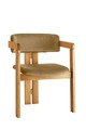Scaun, Nmobb, CO, Lemn, Stejar / Taupe deschis