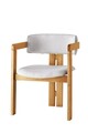 Scaun, Nmobb, CO-044, Lemn, Crem / Stejar