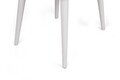 Set scaune 4 piese, Nmobb, Alfa-493 V4, Metal , Nurca / alb