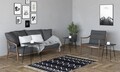Set masute 3 piese, Puqa Design, Mali, PAL, Negru / Antracit