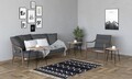 Set masute 3 piese, Puqa Design, Mali, PAL, Negru / Pin Atlantic