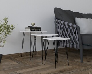 40x55x40 cm, Negru;Alb