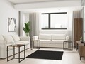 Set masute 3 piese, Puqa Design, Tali, PAL, Nuc negru