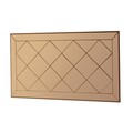Oglinda decorativa, Hanah Home, Zeora, Bronz