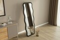 Oglinda decorativa, Siam, Aror, 50x160x2 cm, MDF , Negru