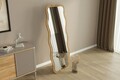 Oglinda decorativa, Siam, Aror, 50x160x2 cm, MDF , Natural