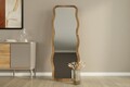 Oglinda decorativa, Siam, Aror, 50x160x2 cm, MDF , Maro