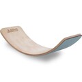 Placă de echilibru din lemn, Sweetie, Wavy Board, 81x22x30 cm, Lemn, Natural / Albastru