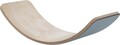 Placă de echilibru din lemn, Sweetie, Wavy Board, 81x22x30 cm, Lemn, Natural / Albastru