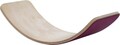 Placă de echilibru din lemn, Sweetie, Wavy Board, 81x22x30 cm, Lemn, Natural / Roz