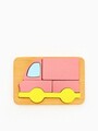 Jucarie pentru landou/carucior, Hanah Home, Ambulance, 23x16x3 cm, Roz / Galben