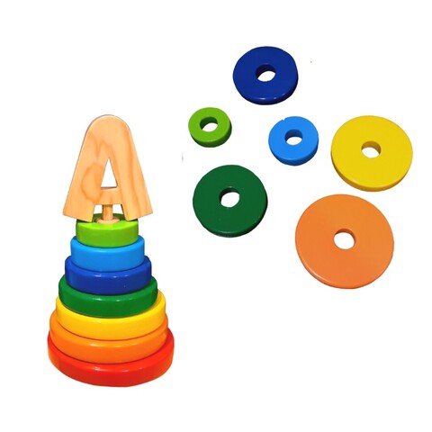 Jucarie pentru landou/carucior, Hanah Home, Toddler, 12.5x12.5x15 cm, Multicolor