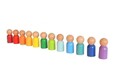 Jucarie pentru landou/carucior, Hanah Home, Waldorf, 6x3 cm, Multicolor