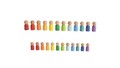 Jucarie pentru landou/carucior, Hanah Home, Waldorf, 6x3 cm, Multicolor