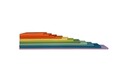 Jucarie pentru landou/carucior, Hanah Home, Pastel Woods, 40x7 cm, Multicolor