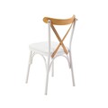 Scaun, Vella, Oliver Chair, 46x87x48 cm, PAL, Alb