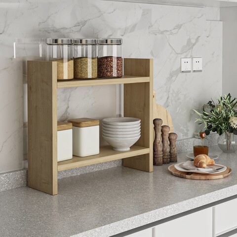 Raft de bucatarie, Hanah Home, Denver, 34x10x30 cm, Maro