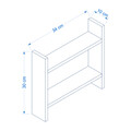 Raft de bucatarie, Hanah Home, Denver, 34x10x30 cm, Maro