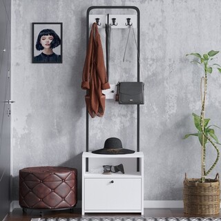 50x170x35 cm, Alb;Negru