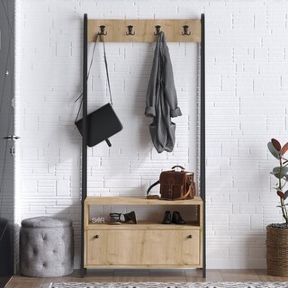84x170x35 cm, Maro;Negru
