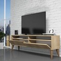 Comoda TV, Hommy Craft, Best 2, 150x30x50 cm, PAL, Stejar