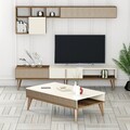 Set mobilier living, Hommy Craft, Milan Set 482, PAL, Maro/Crem