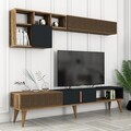 Set mobilier living, Hommy Craft, Milan Set 483, PAL, Nuc / Antracit