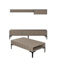 Set mobilier living, Hommy Craft, Lyon 3, PAL, Atlas / Negru